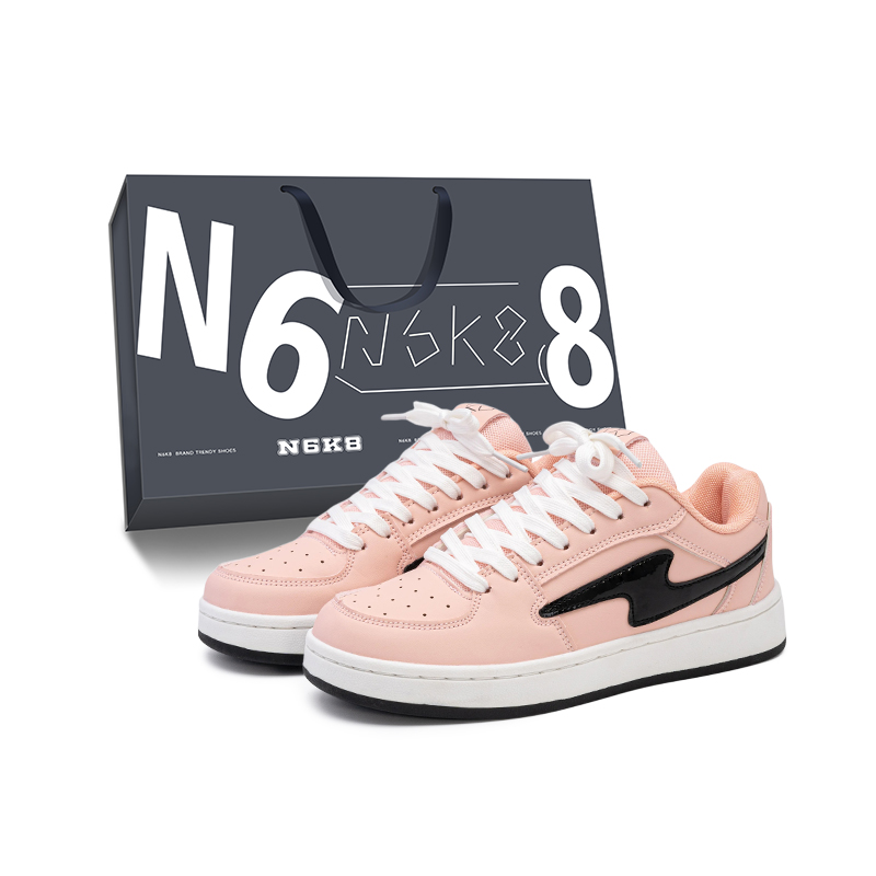 N6K8 Антискользящие износостойкие низкие скейтерские кроссовки унисекс - Вишневый розовый, цвет Cherry Blossom Pink 
N6K8 Антискользящие износостойкие низкие скейтерские кроссовки унисекс - Вишневый розовый, цвет Cherry Blossom Pink