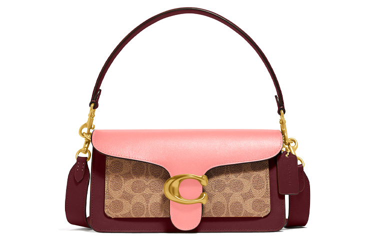 COACH Сумка через плечо Tabby Canvas With Leather, женская сумка, средняя, Cherry Blossom Pink & Brown
COACH Сумка через плечо Tabby Canvas With Leather, женская сумка, средняя, Cherry Blossom Pink & Brown
