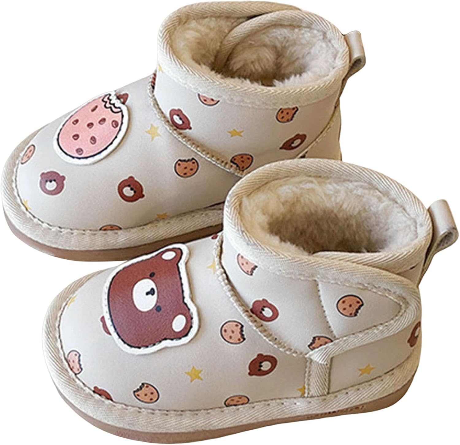 Детские зимние теплые ботинки IWIHMIV для девочек, легкие, с нескользящей подошвой, хлопковые, с плюшевой подкладкой, ботильоны для малышей, White
Детские зимние теплые ботинки IWIHMIV для девочек, легкие, с нескользящей подошвой, хлопковые, с плюшевой подкладкой, ботильоны для малышей, White