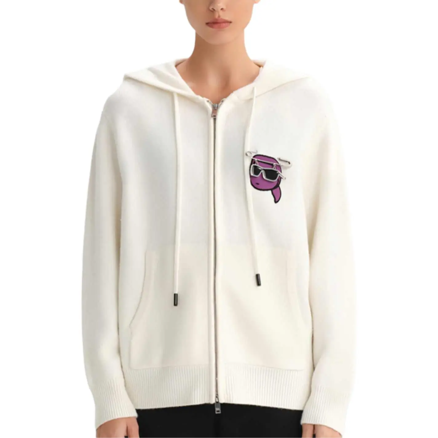 KARL LAGERFELD / Karl Lagerfeld Jeans Карл Лагерфельд Вязаный свитер женский белый
KARL LAGERFELD / Karl Lagerfeld Jeans Карл Лагерфельд Вязаный свитер женский белый