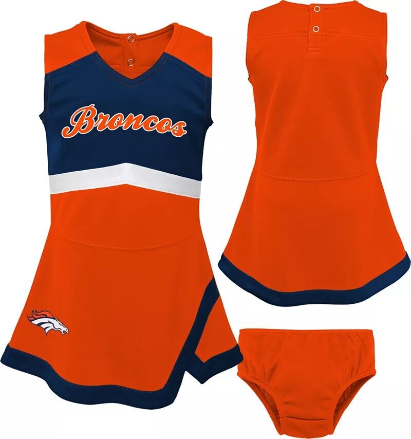 Nfl Team Apparel Платье для малышей Denver Broncos Cheer Dress
Nfl Team Apparel Платье для малышей Denver Broncos Cheer Dress