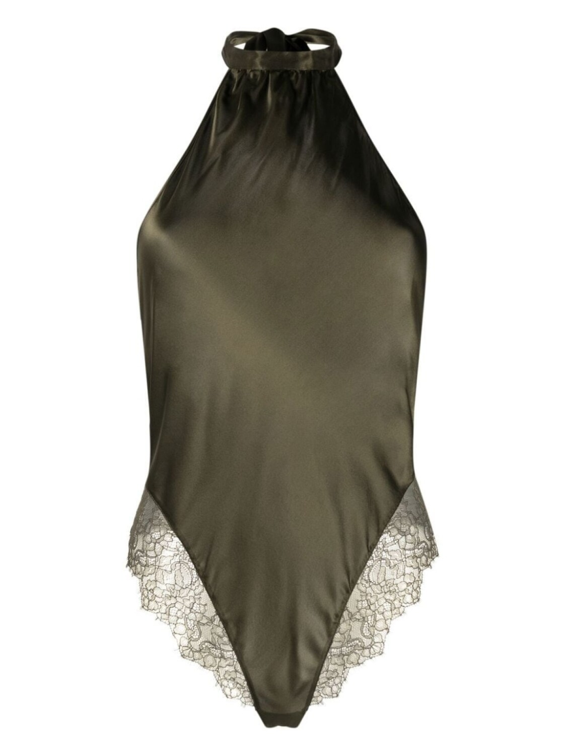 Maison Close боди с кружевом, зеленый
Maison Close боди с кружевом, зеленый