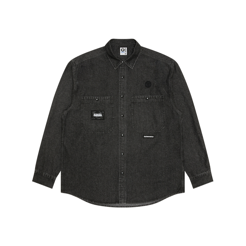 Рубашка с нашивкой логотипа A Bathing APE Aape, черный
Рубашка с нашивкой логотипа A Bathing APE Aape, черный