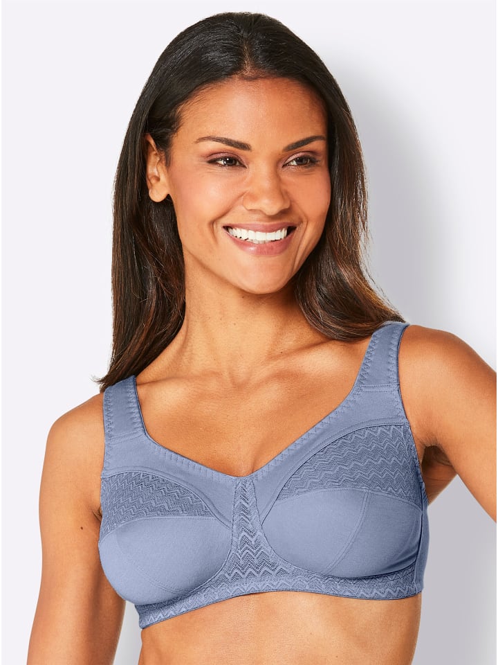 Спортивный бюстгальтер без косточек голубого цвета WITT WEIDEN
Спортивный бюстгальтер без косточек голубого цвета WITT WEIDEN