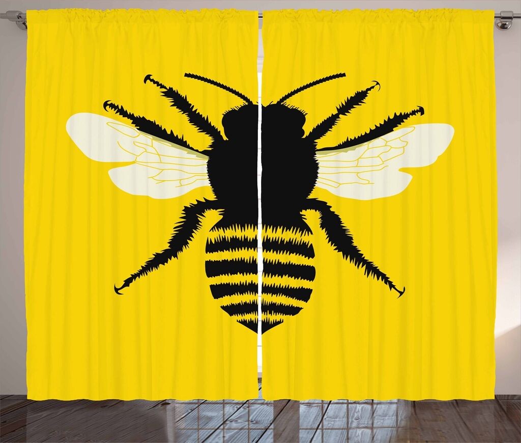 Занавеска ABAKUHAUS Queen Bee в деревенском стиле, силуэт медоносных пчел, универсальные ленточные шторы для гостиной с петлями и крючками, 280 x 260 см, желтый, белый, черный
Занавеска ABAKUHAUS Queen Bee в деревенском стиле, силуэт медоносных пчел, универсальные ленточные шторы для гостиной с петлями и крючками, 280 x 260 см, желтый, белый, черный