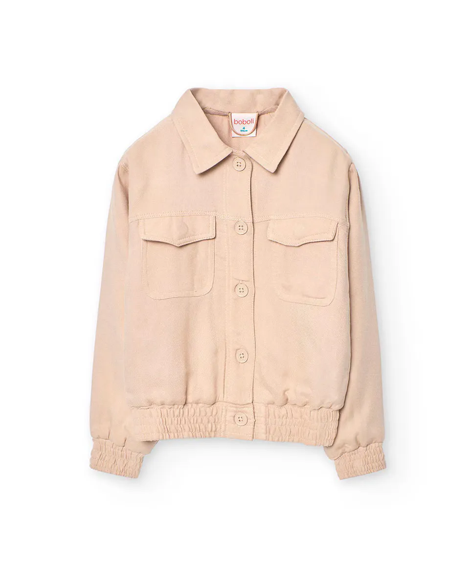 Детская куртка с отложным воротником и застежкой на пуговицы Boboli, бежевый
Детская куртка с отложным воротником и застежкой на пуговицы Boboli, бежевый