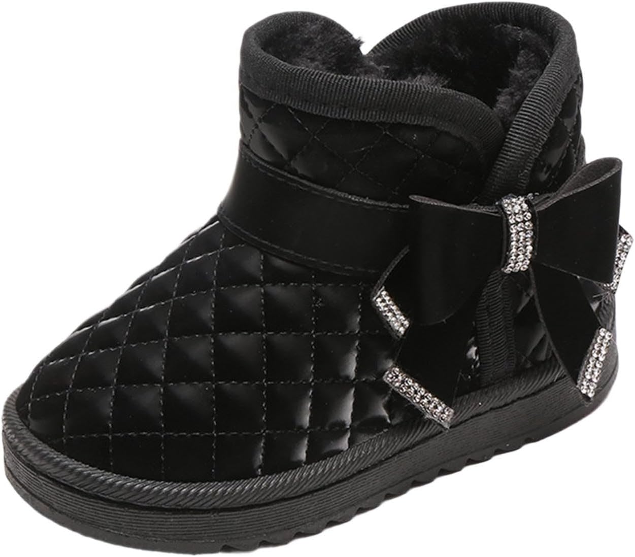 Зимние сапожки для маленьких девочек с меховой подкладкой, утепленные ботинки до щиколотки с рифленой подошвой для улицы, детская обувь 12 месяцев - 12 лет Zzalalana, Black
Зимние сапожки для маленьких девочек с меховой подкладкой, утепленные ботинки до щиколотки с рифленой подошвой для улицы, детская обувь 12 месяцев - 12 лет Zzalalana, Black