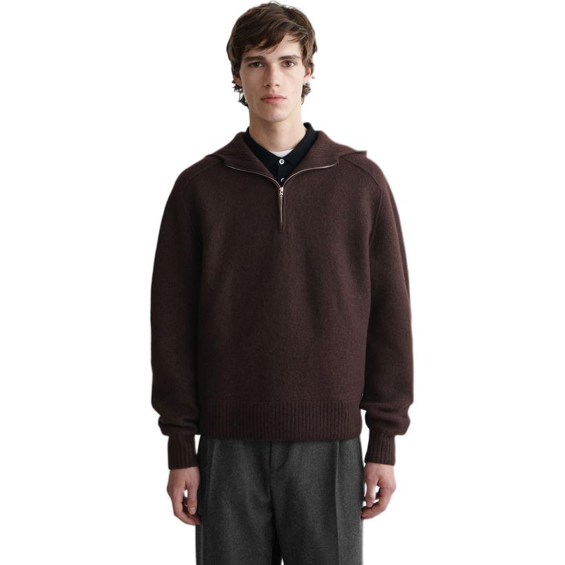 COS Мужской трикотаж, темно-коричневый, с капюшоном, средней плотности, другие цвета
COS Мужской трикотаж, темно-коричневый, с капюшоном, средней плотности, другие цвета