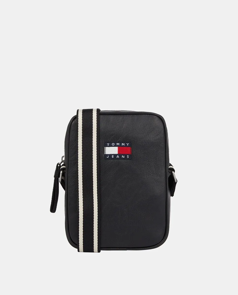 Мужская сумка через плечо с логотипом Tommy Jeans Tommy Hilfiger, чёрный 
Мужская сумка через плечо с логотипом Tommy Jeans Tommy Hilfiger, чёрный