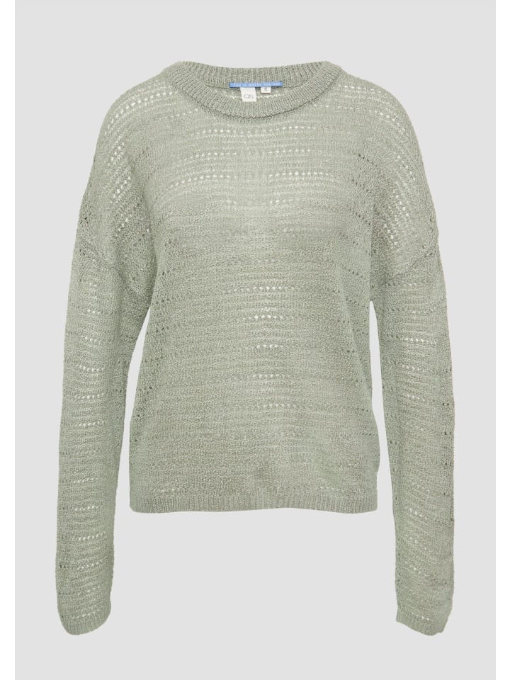 Вязаный свитер цвета 7217_шалфейно-зеленый QS
Вязаный свитер цвета 7217_шалфейно-зеленый QS