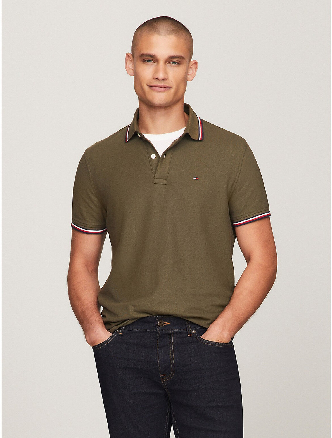 Мужская футболка-поло обычного кроя Tommy Hilfiger Tommy Wicking, цвет Army Green
Мужская футболка-поло обычного кроя Tommy Hilfiger Tommy Wicking, цвет Army Green