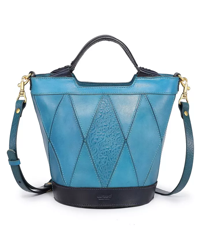 Женская мини-сумка-тоут Primrose из натуральной кожи OLD TREND, синий
Женская мини-сумка-тоут Primrose из натуральной кожи OLD TREND, синий