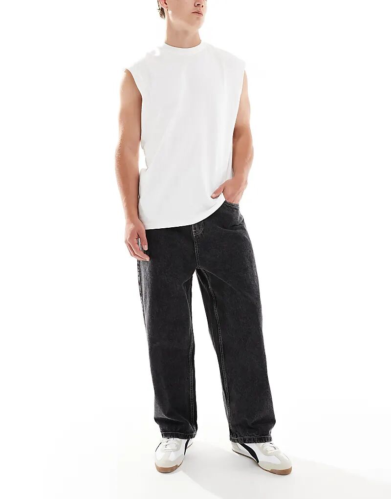 Джинсы Bershka свободного кроя мешковатого кроя черного цвета
Джинсы Bershka свободного кроя мешковатого кроя черного цвета