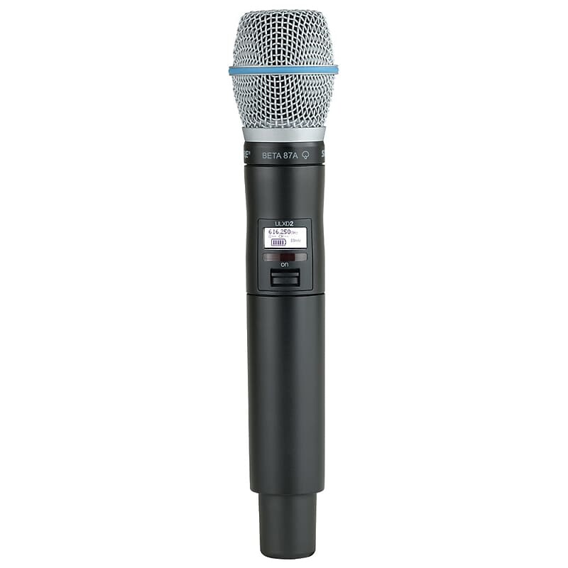 Микрофон Shure Shure ULXD2/B87A Wireless Handheld Transmitter (J50A Band - 572-608 + 614-616MHz)
Микрофон Shure Shure ULXD2/B87A Wireless Handheld Transmitter (J50A Band - 572-608 + 614-616MHz)