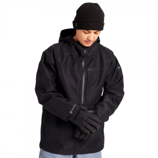 Анорак с подкладкой Gore-Tex 2l snow anorak Burton, черный 
Анорак с подкладкой Gore-Tex 2l snow anorak Burton, черный