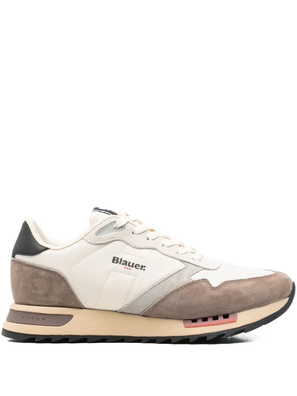 Кожаные низкие кроссовки на шнуровке Blauer, нейтральный
Кожаные низкие кроссовки на шнуровке Blauer, нейтральный