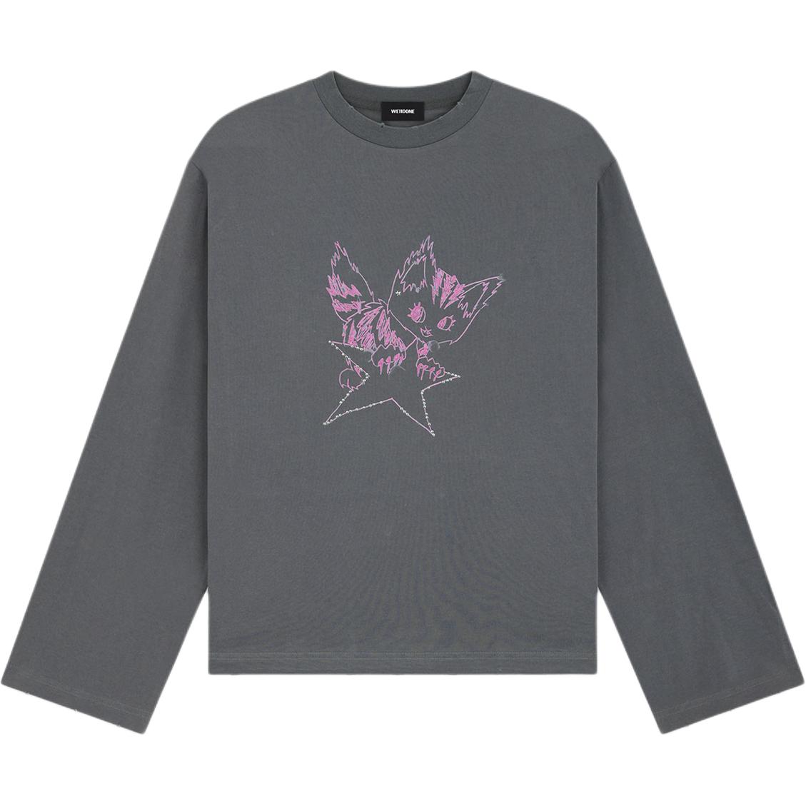 Футболка обычная женская графитово-серая WE11DONE
Футболка обычная женская графитово-серая WE11DONE