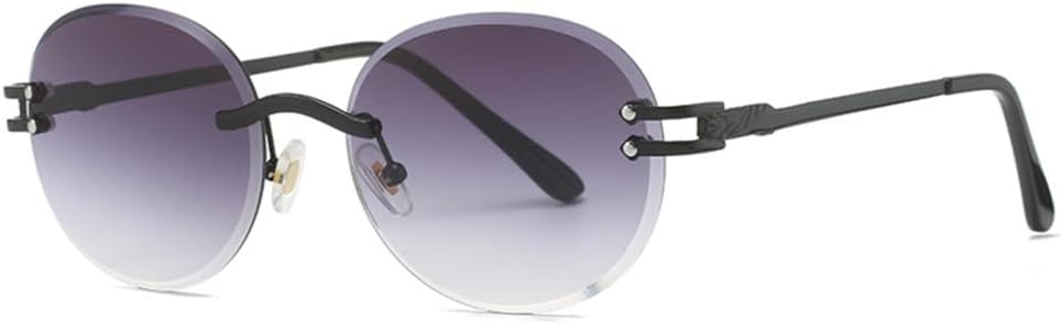 Мужские круглые солнцезащитные очки без оправы, черные, модные винтажные солнцезащитные очки без оправы для женщин, металлические очки, солнцезащитные очки UV400 MUTYNE, C2 Black Gray
Мужские круглые солнцезащитные очки без оправы, черные, модные винтажные солнцезащитные очки без оправы для женщин, металлические очки, солнцезащитные очки UV400 MUTYNE, C2 Black Gray