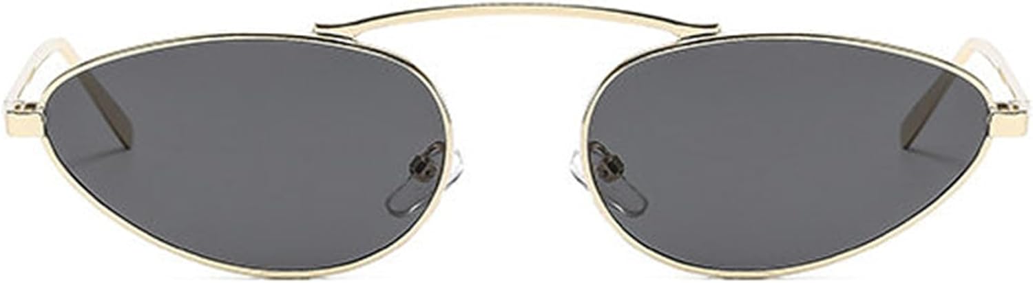 Willochra Модные роскошные солнцезащитные очки «кошачий глаз» для мужчин и женщин, уникальная маленькая овальная металлическая оправа, стильные треугольные солнцезащитные очки F28, C1
Willochra Модные роскошные солнцезащитные очки «кошачий глаз» для мужчин и женщин, уникальная маленькая овальная металлическая оправа, стильные треугольные солнцезащитные очки F28, C1