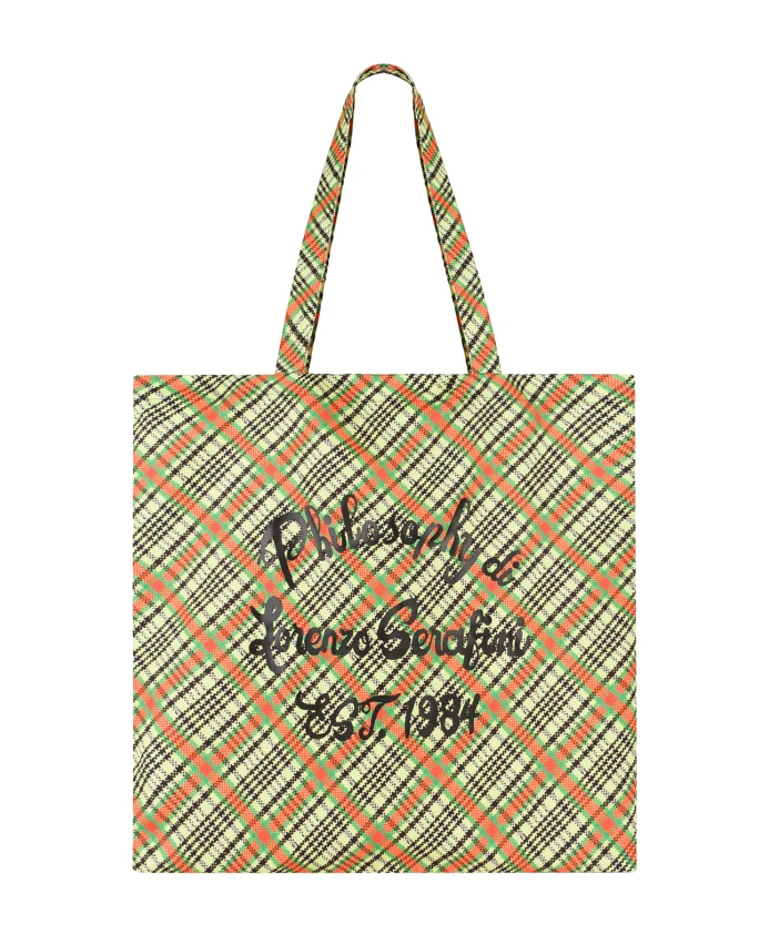 Сумка-Шоппер из саржевой ткани с принтом Philosophy Di Lorenzo Serafini, желтый
Сумка-Шоппер из саржевой ткани с принтом Philosophy Di Lorenzo Serafini, желтый