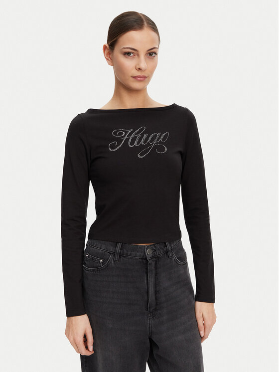 Блузка облегающего кроя 50537227 Hugo, черный
Блузка облегающего кроя 50537227 Hugo, черный