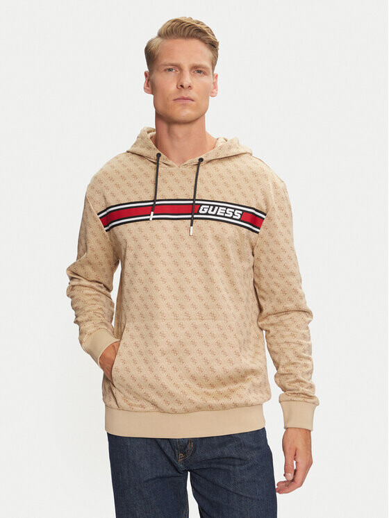 Толстовка обычного кроя Guess, бежевый 
Толстовка обычного кроя Guess, бежевый