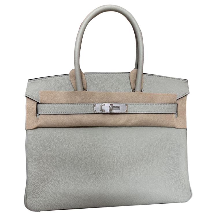 HERMES Сумка Биркин из телячьей кожи Того женская светло-голубая
HERMES Сумка Биркин из телячьей кожи Того женская светло-голубая