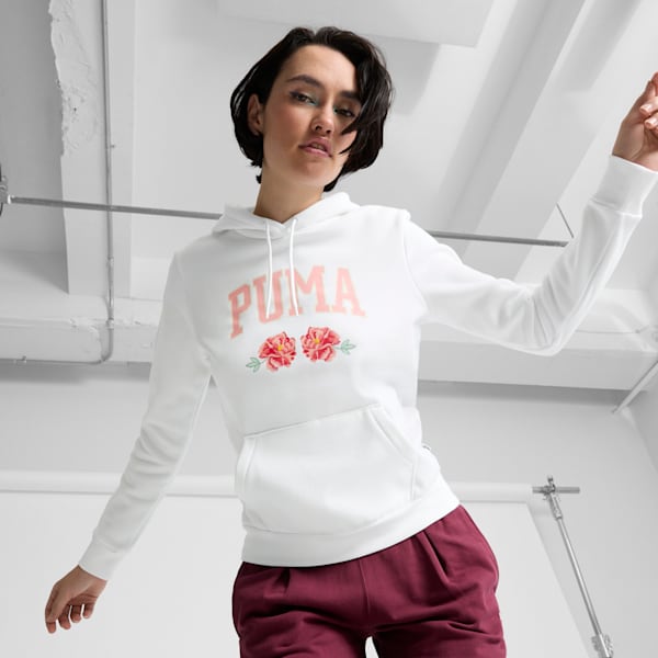 Женская толстовка с капюшоном Faux Embroidered Floral Puma, белый
Женская толстовка с капюшоном Faux Embroidered Floral Puma, белый