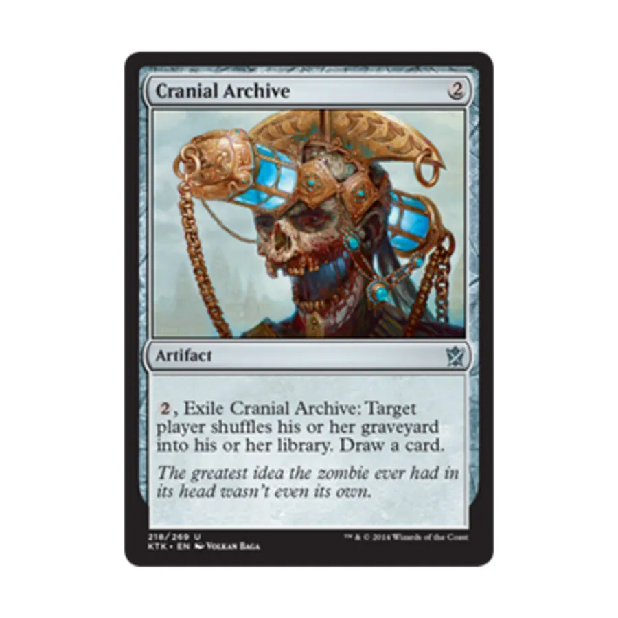 CCG Черепной архив (U), MTG - Khans of Tarkir
CCG Черепной архив (U), MTG - Khans of Tarkir