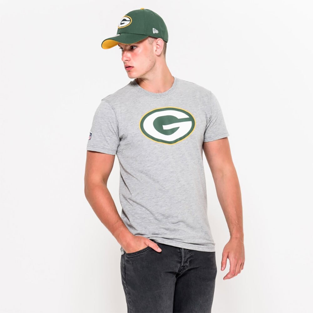 Футболка New Era NFL Regular Green Bay Packers, серый 
Футболка New Era NFL Regular Green Bay Packers, серый