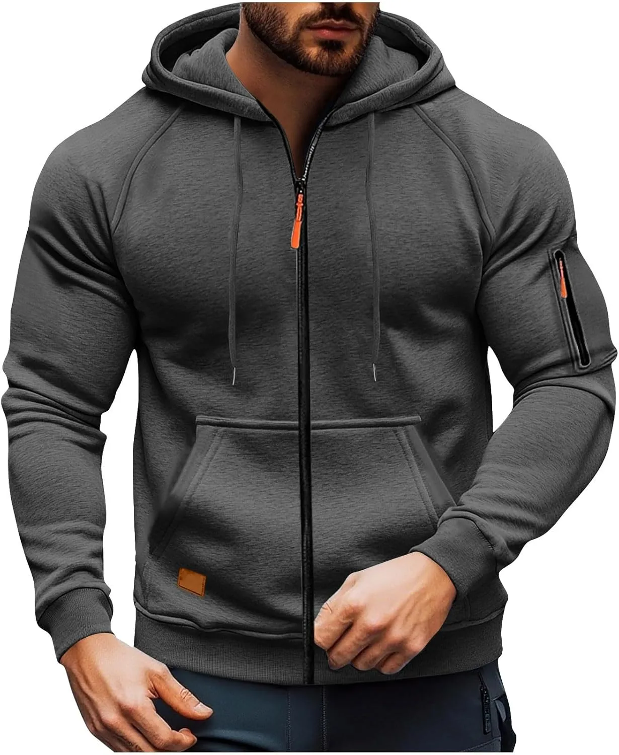 Толстовка с капюшоном на молнии мужская, Casual, с длинным рукавом и карманами AQAYL
Толстовка с капюшоном на молнии мужская, Casual, с длинным рукавом и карманами AQAYL