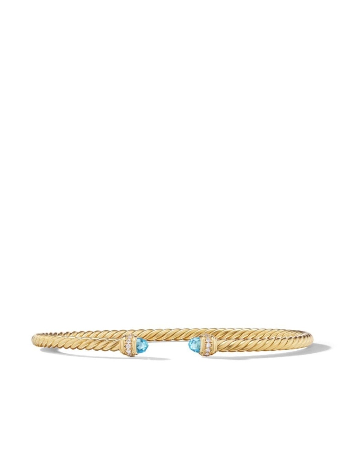 Браслет Classic Cablespira из желтого золота с бриллиантами и топазом David Yurman, золотой
Браслет Classic Cablespira из желтого золота с бриллиантами и топазом David Yurman, золотой