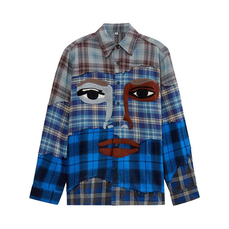 Рубашка KidSuper Face Patchworked Shirt, Blue/Multicolor
Рубашка KidSuper Face Patchworked Shirt, Blue/Multicolor