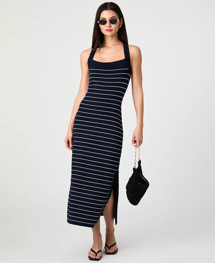 Женское полосатое платье-футляр из трикотажа French Connection, синий
Женское полосатое платье-футляр из трикотажа French Connection, синий