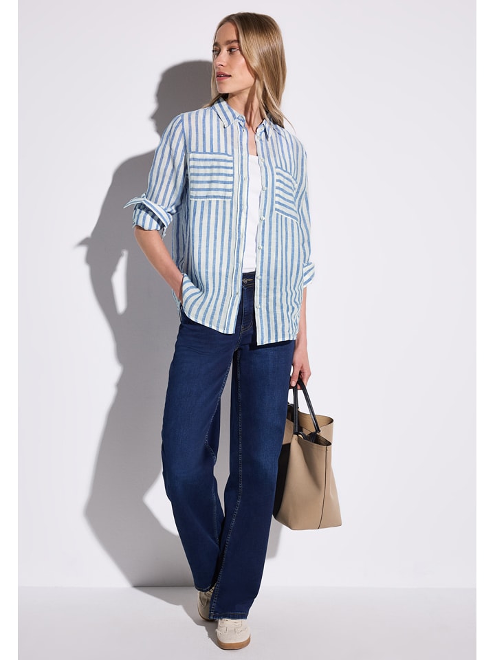 Рубашка Street One, синий/белый
Рубашка Street One, синий/белый