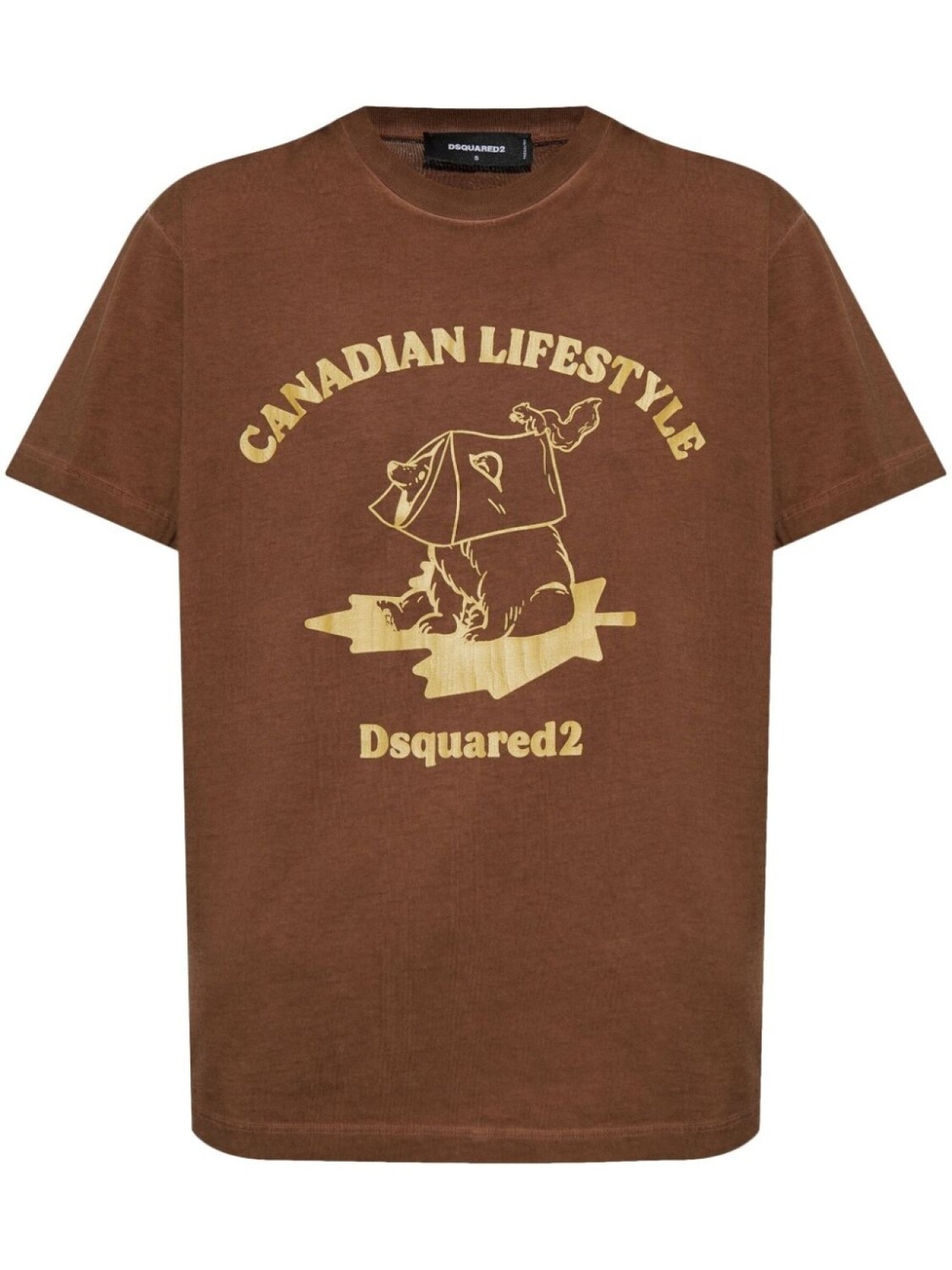 DSQUARED2 футболка с короткими рукавами, коричневый
DSQUARED2 футболка с короткими рукавами, коричневый