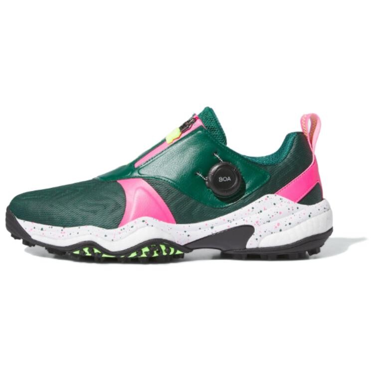 Мужские туфли для гольфа Codechaos Low-top, зеленые/черные/белые/розовые Adidas 
Мужские туфли для гольфа Codechaos Low-top, зеленые/черные/белые/розовые Adidas