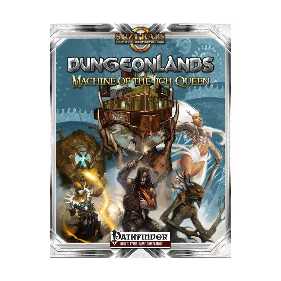 Machine of the Lich Queen (Pathfinder, Adventurer Cover), Dungeonlands (Savage Mojo), мягкая обложка
Machine of the Lich Queen (Pathfinder, Adventurer Cover), Dungeonlands (Savage Mojo), мягкая обложка