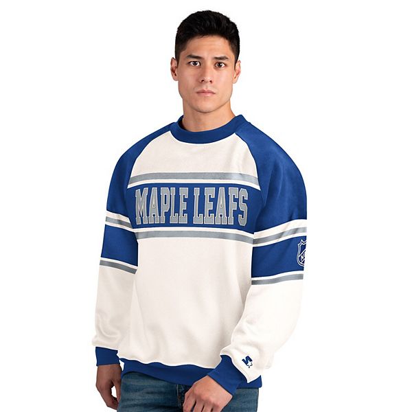 Мужской белый свитшот toronto maple leafs defense fleece crewneck Starter
Мужской белый свитшот toronto maple leafs defense fleece crewneck Starter