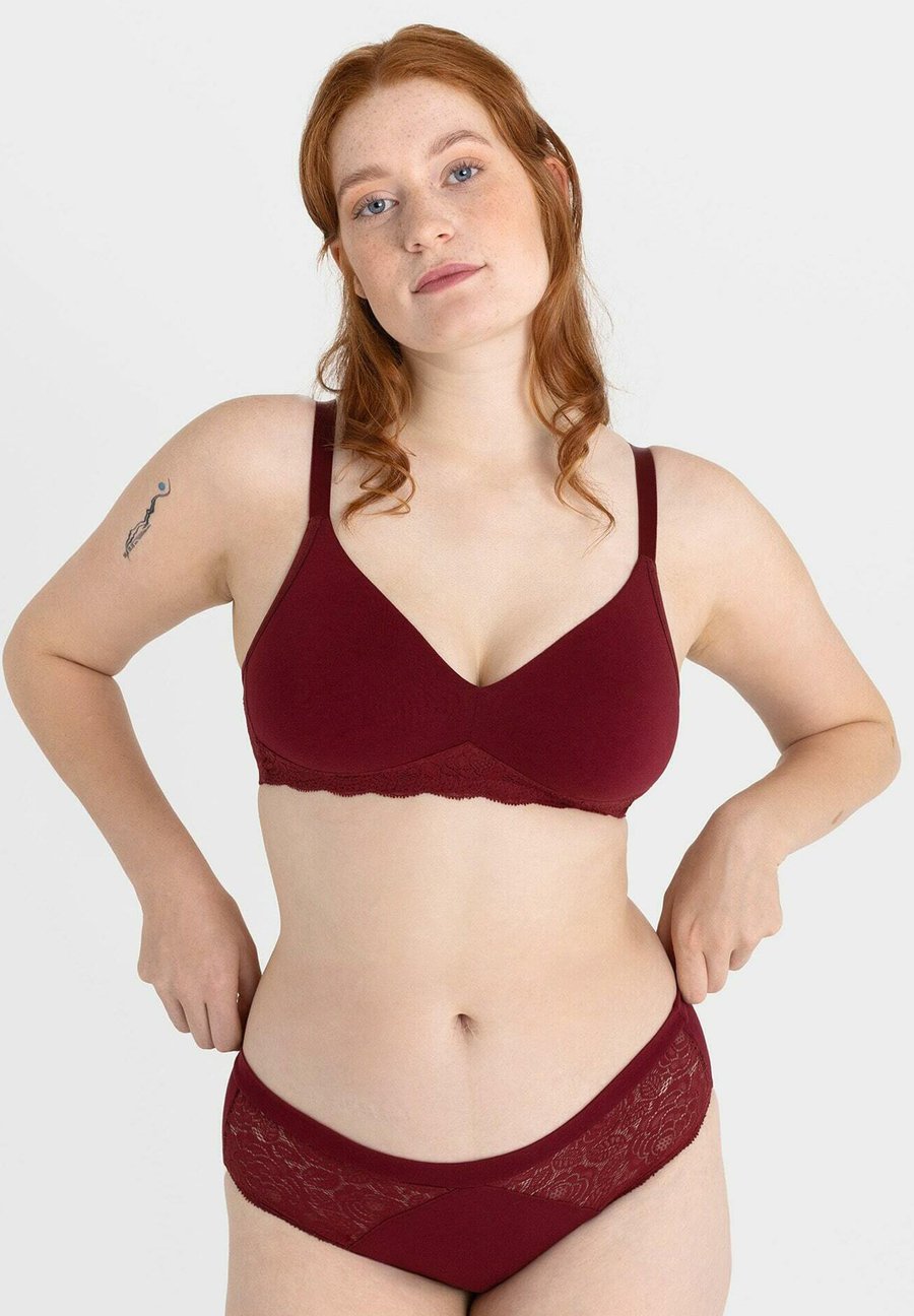 Бюстгальтер Erlich Textil ELISABETH, Weinrot/Dark Red
Бюстгальтер Erlich Textil ELISABETH, Weinrot/Dark Red