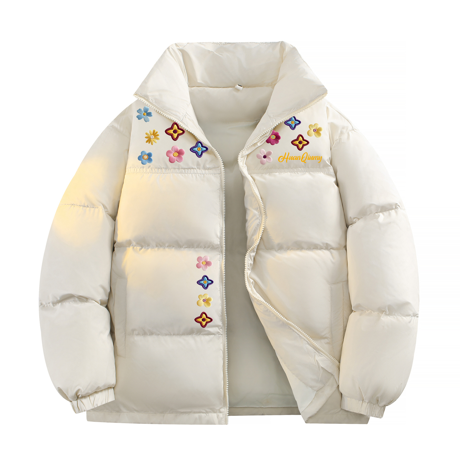 Пуховик Unisex с воротником стойкой утепленный HUANQIU, бежевый оранжевый
Пуховик Unisex с воротником стойкой утепленный HUANQIU, бежевый оранжевый