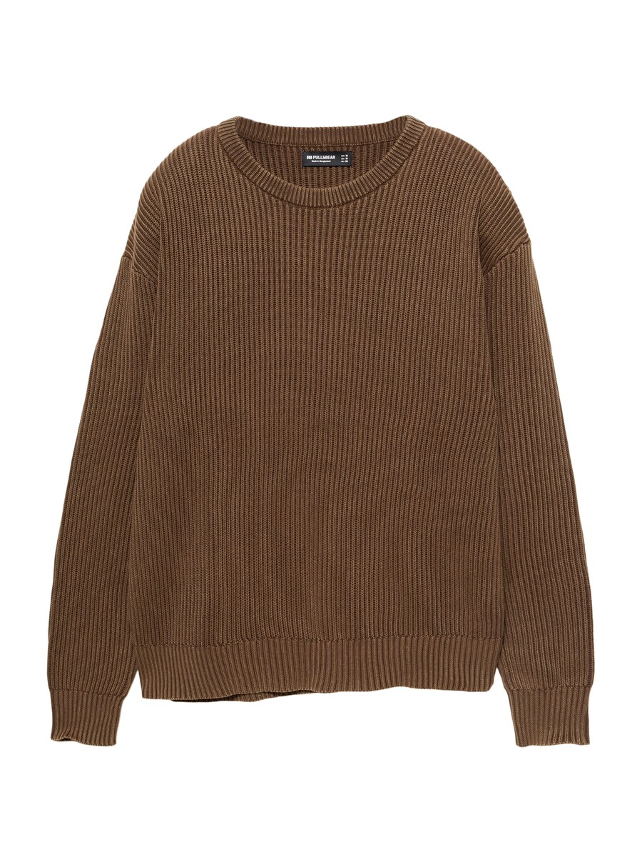 Свитер Pull&Bear, коричневый
Свитер Pull&Bear, коричневый