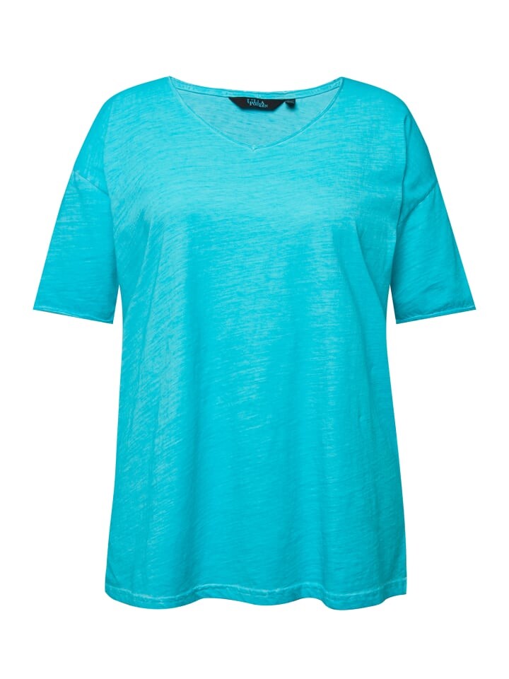 Футболка Ulla Popken, цвет tiefes aqua
Футболка Ulla Popken, цвет tiefes aqua