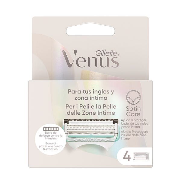 Уход за сатином 4 шт Gillette Venus 
Уход за сатином 4 шт Gillette Venus