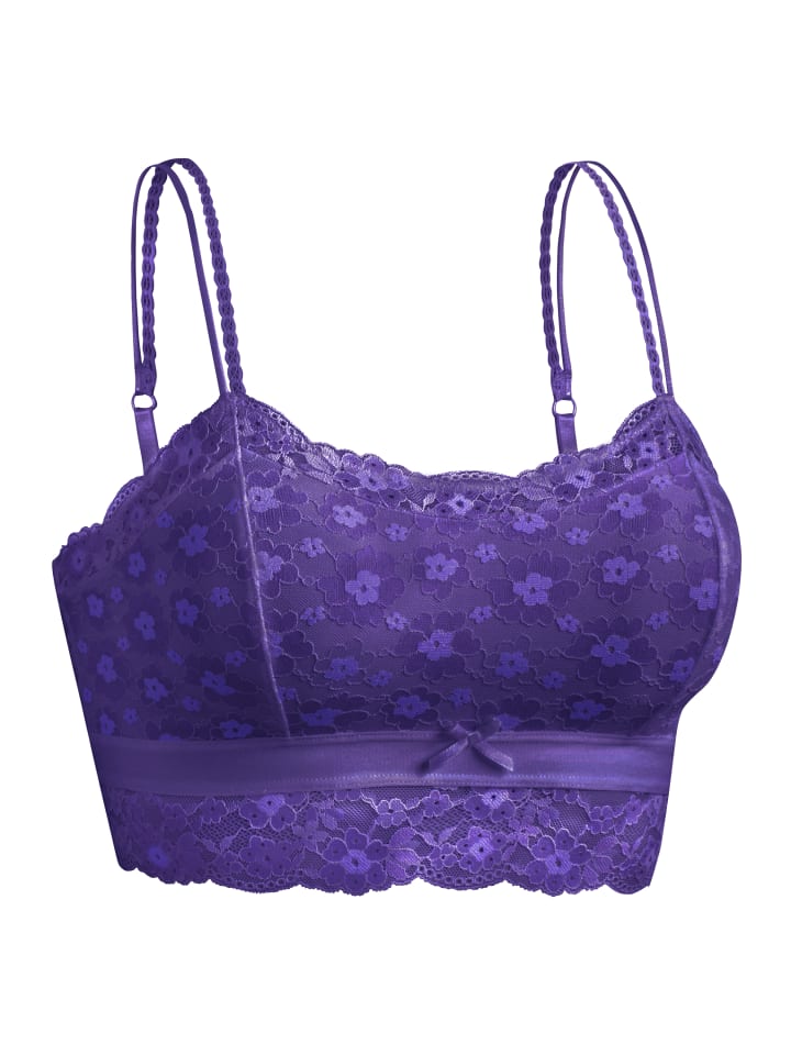 Бюстгальтер-бралетт фиолетового цвета Vivance
Бюстгальтер-бралетт фиолетового цвета Vivance
