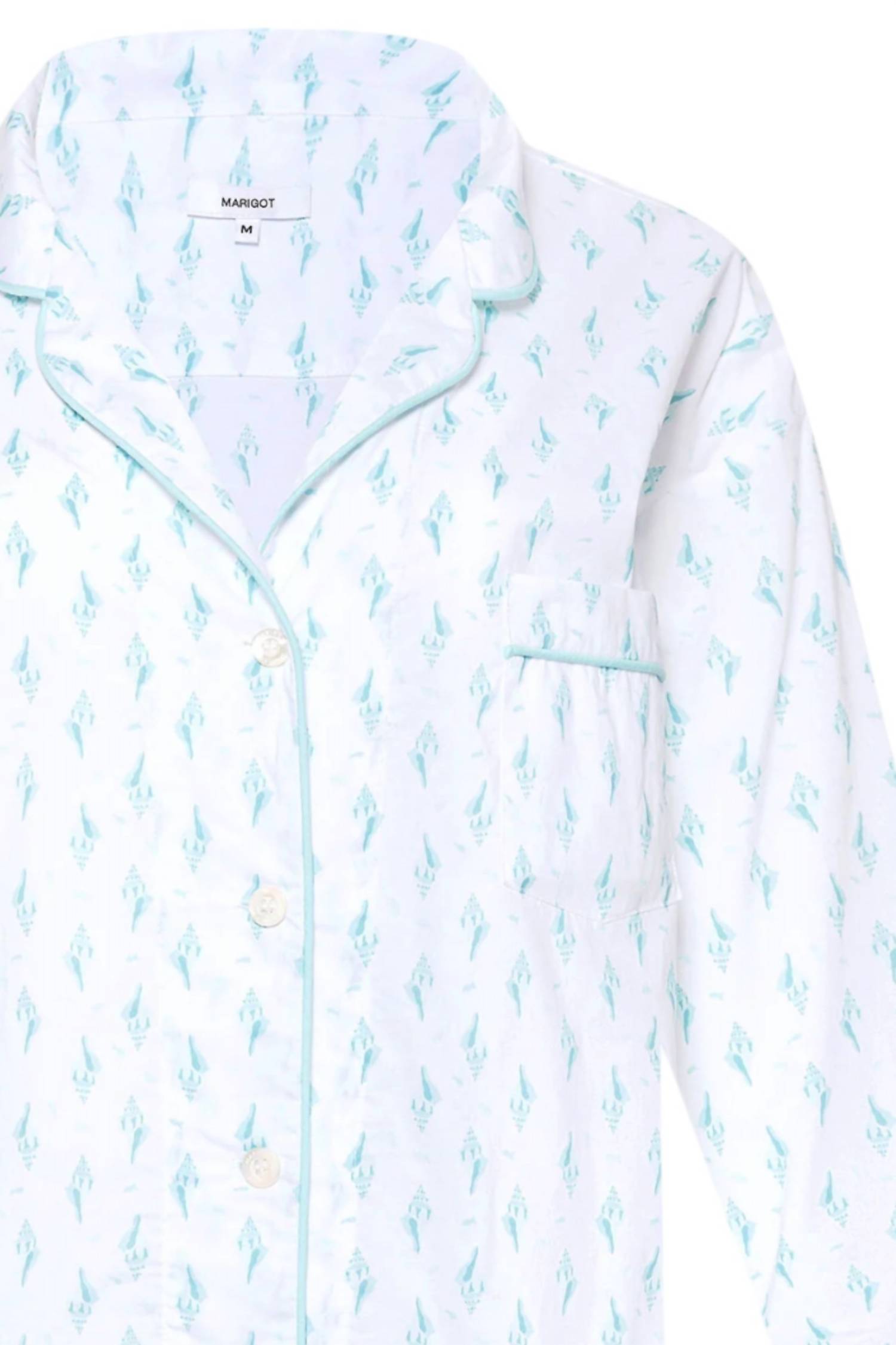 Marigot Пижамный комплект Lorient с короткими штанинами цвета аквамарина
Marigot Пижамный комплект Lorient с короткими штанинами цвета аквамарина