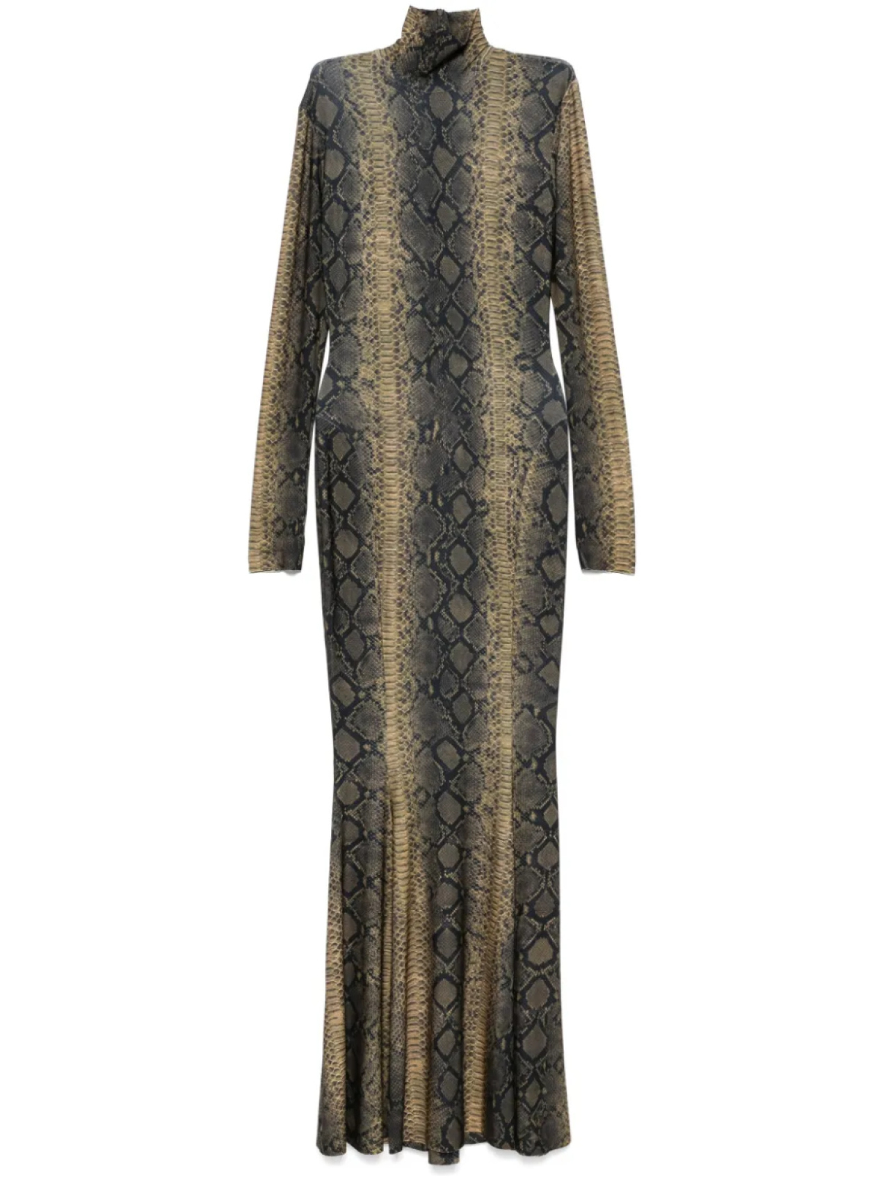Платье макси Norma Kamali со змеиным принтом, зеленый
Платье макси Norma Kamali со змеиным принтом, зеленый