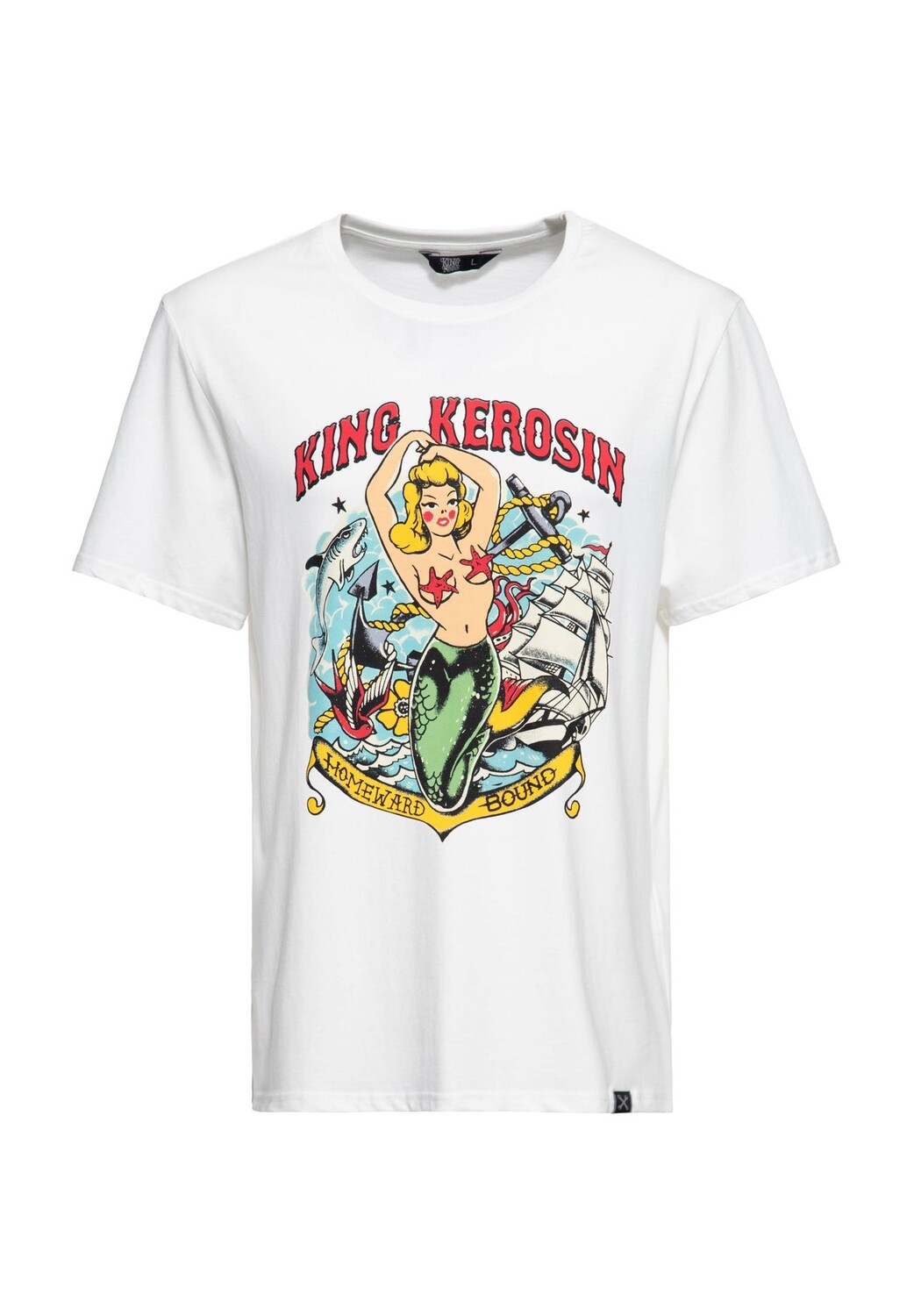 Рубашка с принтом и винтажным мотивом Print Homeward Bound KING KEROSIN
Рубашка с принтом и винтажным мотивом Print Homeward Bound KING KEROSIN