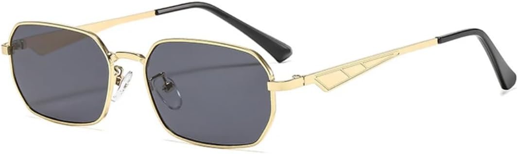 Ретро-солнцезащитные очки в многоугольной металлической оправе для женщин, роскошные классические мужские очки для активного отдыха, вождения, рыбалки, с защитой от УФ-излучения UV400 TVTBBVV, Gold Gray
Ретро-солнцезащитные очки в многоугольной металлической оправе для женщин, роскошные классические мужские очки для активного отдыха, вождения, рыбалки, с защитой от УФ-излучения UV400 TVTBBVV, Gold Gray