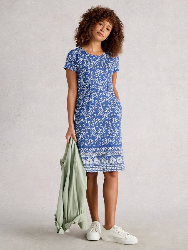 Платье с коротким рукавом Tallie с абстрактным принтом White Stuff, Blue/Multi
Платье с коротким рукавом Tallie с абстрактным принтом White Stuff, Blue/Multi